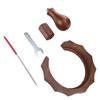 Grouphead Ring Fit for Gemilai 3006 3145 3145B Coffee Machine Wood Steam Pipe Sleeve Replacement Steam Lever Handle