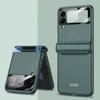 Магнитный адсорбционный защитный чехол для Samsung Galaxy Flip4 Z Flip 4, ультратонкий матовый жесткий пластиковый чехол со стеклянным объективом