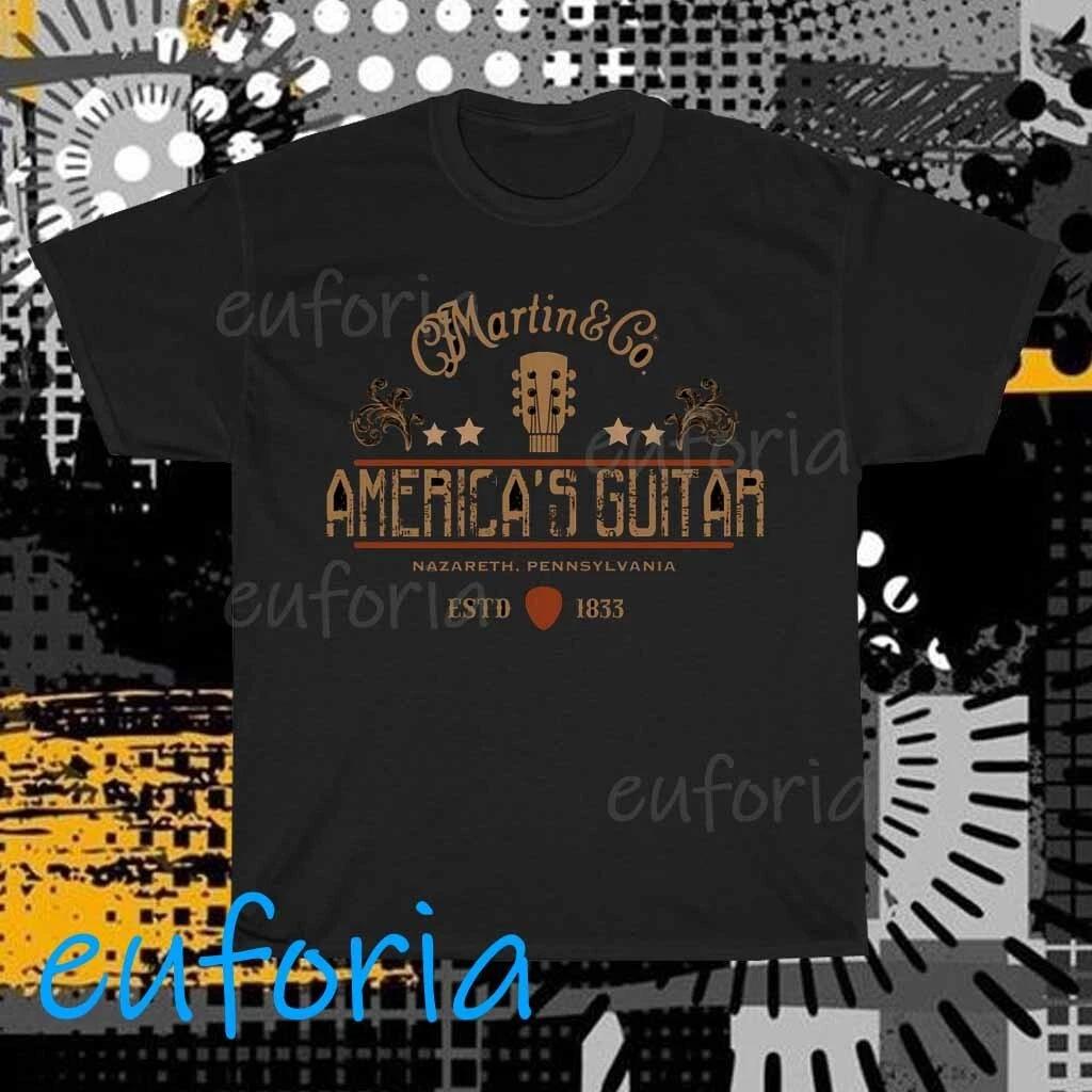 Martin Guitar Active Logo T-Shirt Funny Size S to 5XL