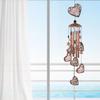 Outdoor Hearts Wind Chimes: Portable, for Sympathy/memorial (Mom), Housewarming. Blessing Decor for Outside/indoor, Home, Porch, Yard, Garden.