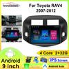 Android Auto Intelligent Car Radio For Toyota RAV4 3 XA30 2007-2012 Multimedia Player 2 Din Stereo Screen GPS Navigation Carplay