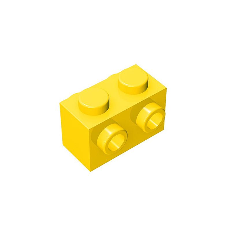 20 шт. Детали MOC 52107 Кирпич модифицированный 1x2 с шипами с 2 сторон Совместимые DIY Сборка Строительные блоки Частицы Детская игрушка Подарок