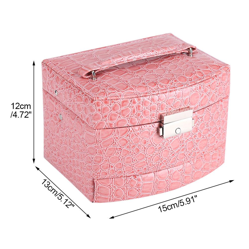 3 слоя ювелирных изделий, ожерелье, кольцо, коробка для хранения, женский подарок, товары для дома