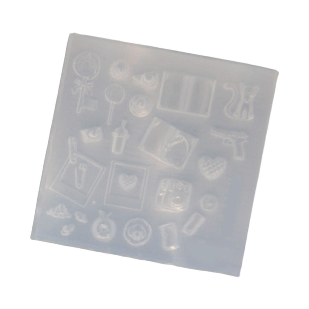 Realistic Design Silicone Nail Art Accessories Mold For DIY Craft Jewelry Making Safe Easy Use Nail Charm Mold