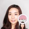 LED Rechargeable Selfie Fill Light Modes Ring Clip-on Round Beauty 3 Light Portable Anti-slip