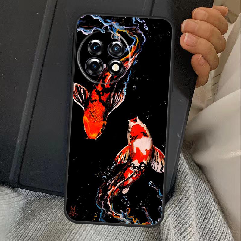 Чехол с изображением рыбы кои и карпа для OnePlus 15 13 12 11 13R 13T 10T 10R 12R OnePlus Nord 5 CE 2 3 4 Lite N20 N30