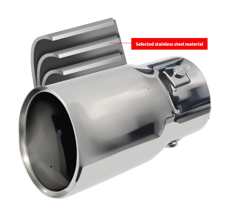 Совместимый глушитель выхлопной трубы для Honda Spirior, BYD S6, Mitsubishi ASX, Haval H6 и Prado