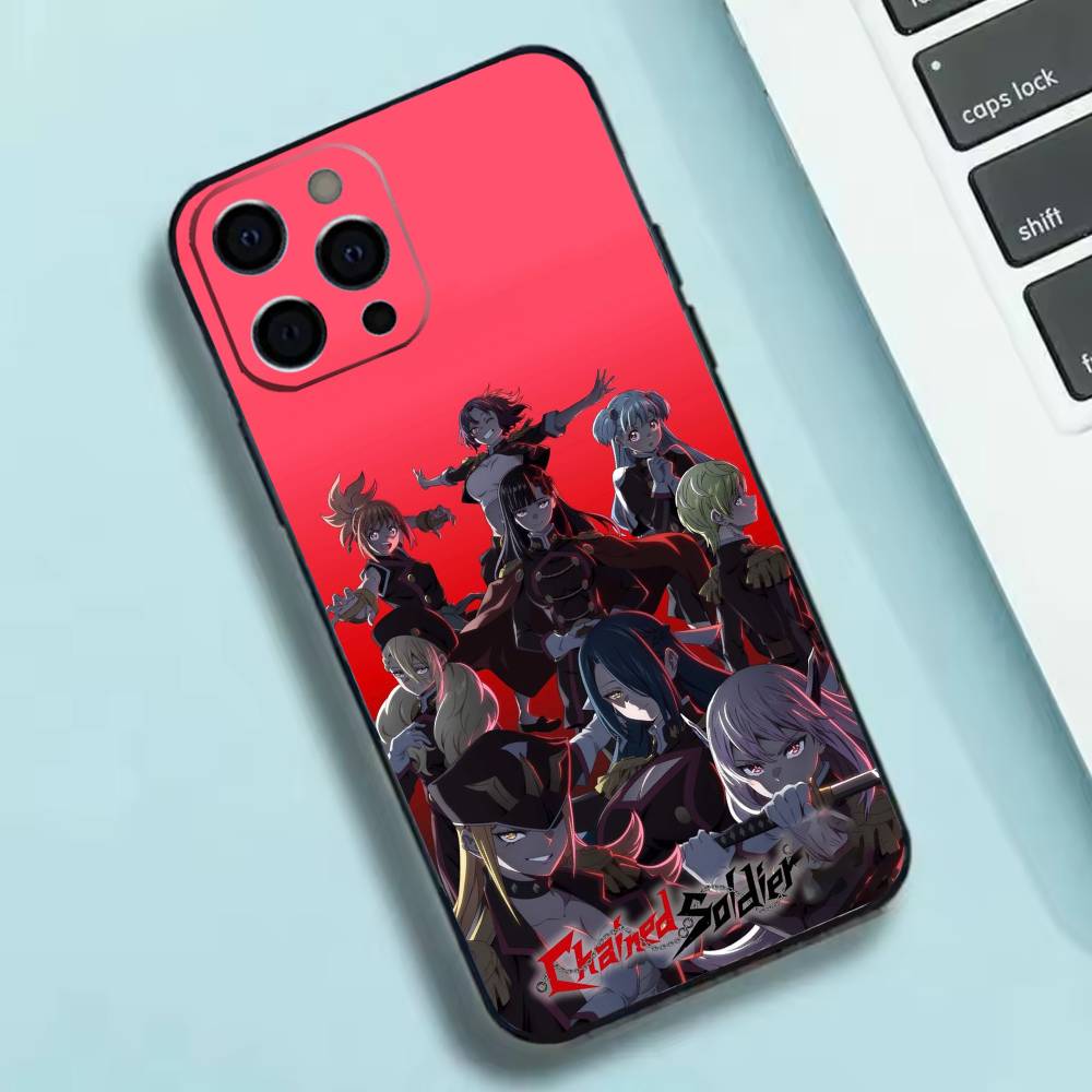 Чехол для телефона Аниме C-Chained Soldier Силиконовый Мягкий Для IPhone 17 16 15 14 13 12 11 X XR Plus Pro Max Plus