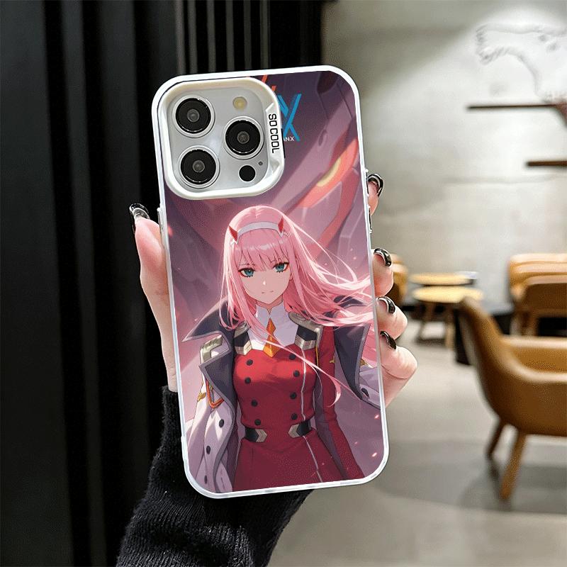 Дорогая Зеро Ту 02 Аниме Ударопрочный Чехол для Телефона для iPhone 17 Air 16 16E 15 Pro Max 14 Plus 13 Mini 12 Задняя Крышка Противоударный Fund