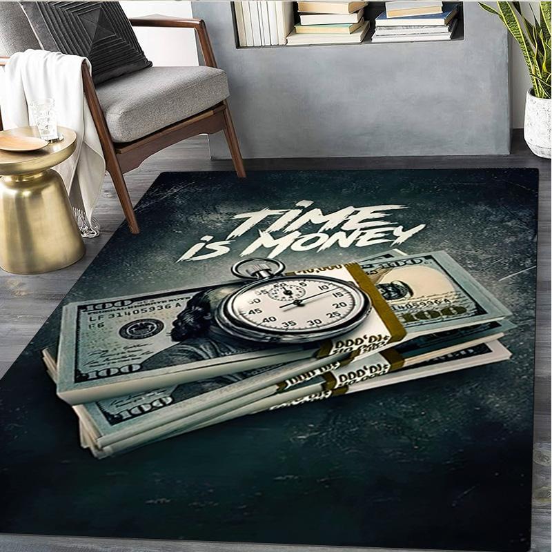 Money Rug - Home carpet Office Decorative Carpet For Living Room Bedroom Door Mat Floor Rug Computer Chair Area Rug