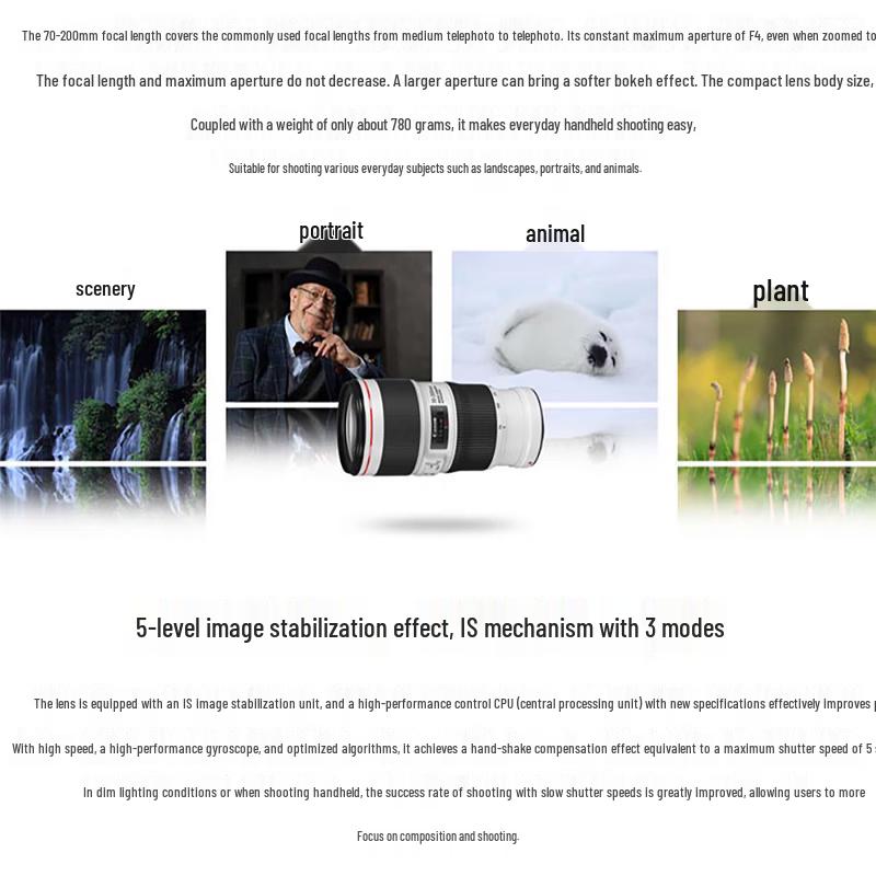 Canon Зеркальный объектив EF 70-200mm f/4L IS II USM