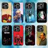 Чехол для телефона TV-сериала «Клан Сопрано» для iPhone 17, 16, 15, 14, 13, 12, 11 Plus, Pro Max Черный Конфетный серебристый чехол для телефона