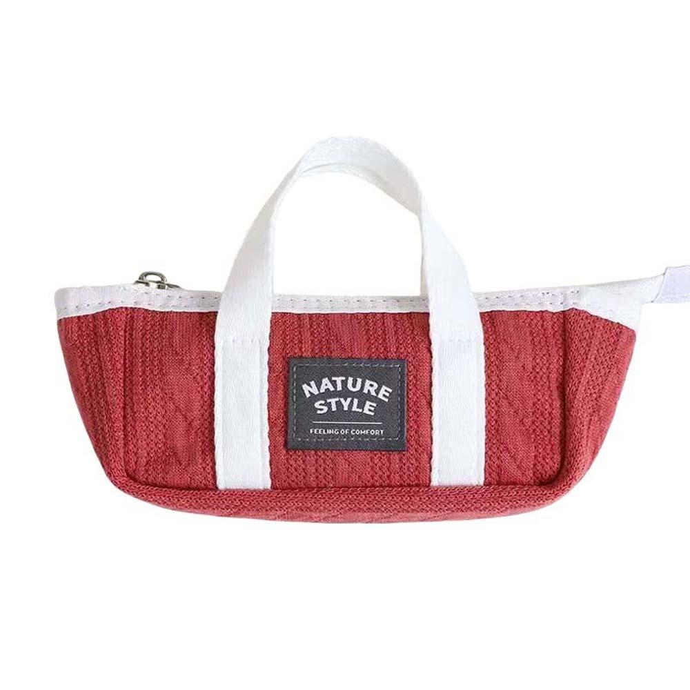 Desktop Storage Korean Style Pencil Case Handheld Pencil Pouch Handheld Stationery Bag Boys Girls