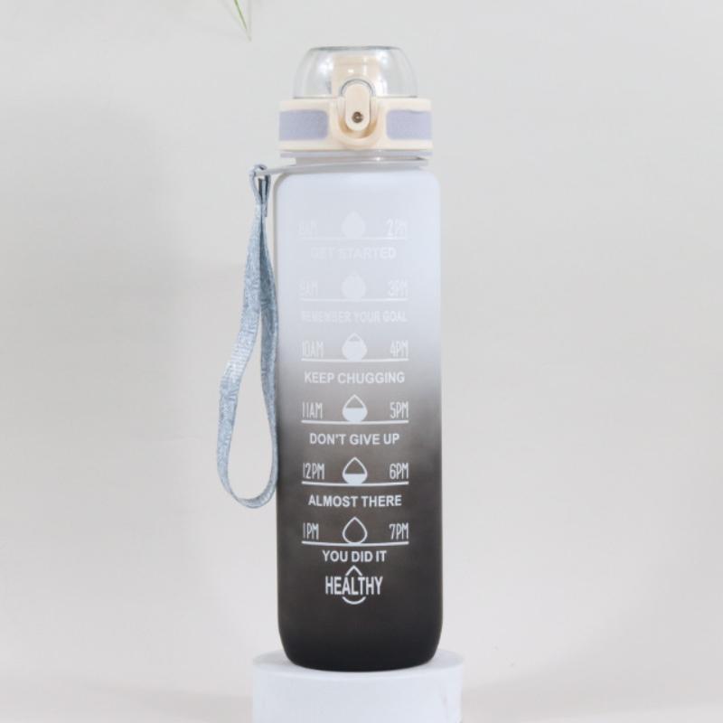 1L Water Bottle Motivating Sports Water Bottle Airtight Drinking Bottles for Outdoor Travel Bottle