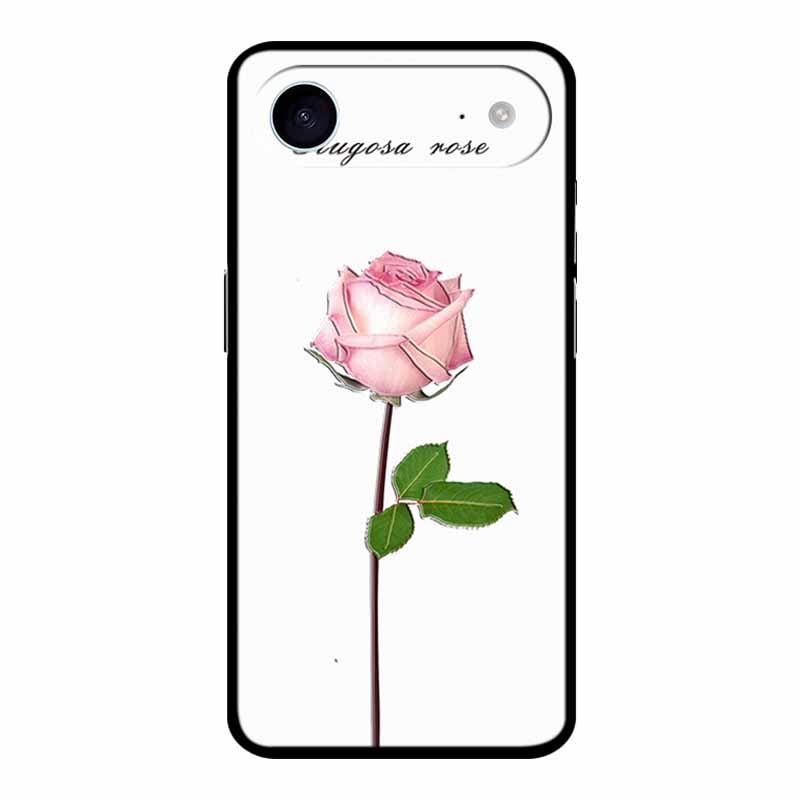 3D Тисненый Чехол Для iphone 17 Air 2025 Чехол для Телефона 17Air Coque Цветы Черный Силикон Мягкая Задняя Крышка Для iphone 17 Air 5G Чехол