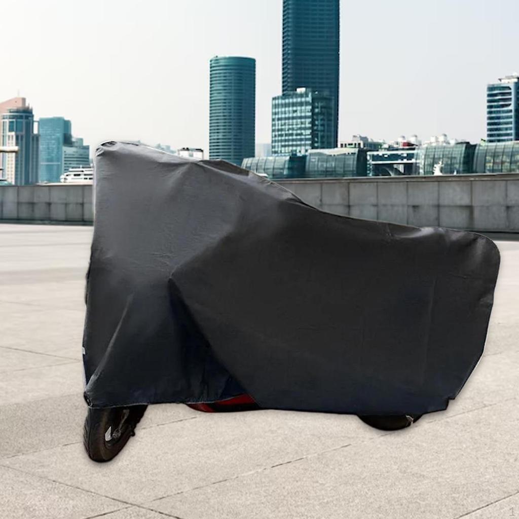 Чехол для мотоцикла Ветрозащитная пряжка Дождь с отверстием для замка против кражи Прочный мопед для