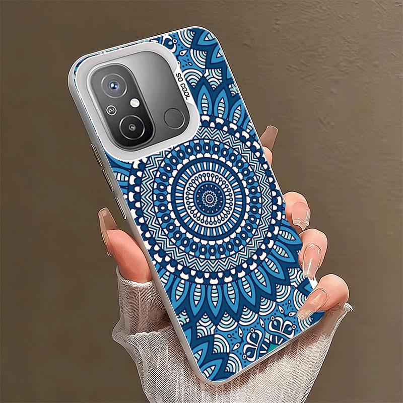 Ударопрочный чехол для телефона в стиле мандала для Xiaomi Poco X7 X6 X5 X3 Pro F7 Ultra M8 Redmi 15C 15 14C 13C 12C 10C 13 12 10
