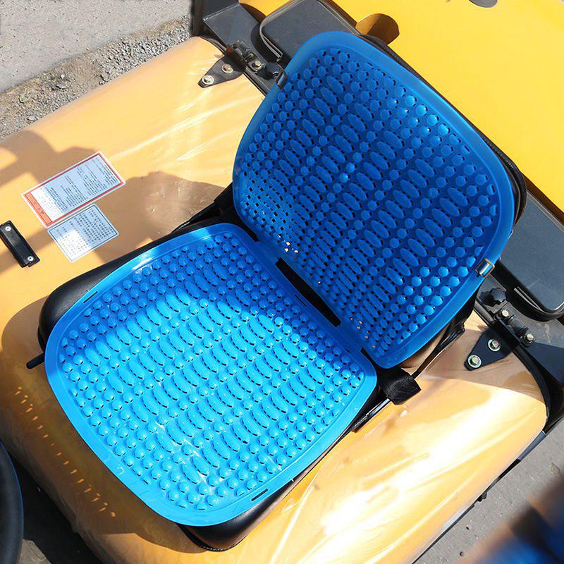 Breathable Summer Forklift Seat Cover for Heli, Longgong, Liugong - Cool Plastic Cushion