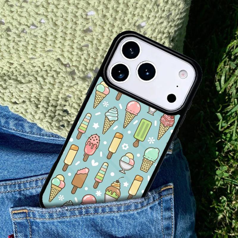 Cake Illustration Phone Case Cover for IPhone 11 12 13 14 15 16e 17 Pro Max Coque for IPhone 17 Air