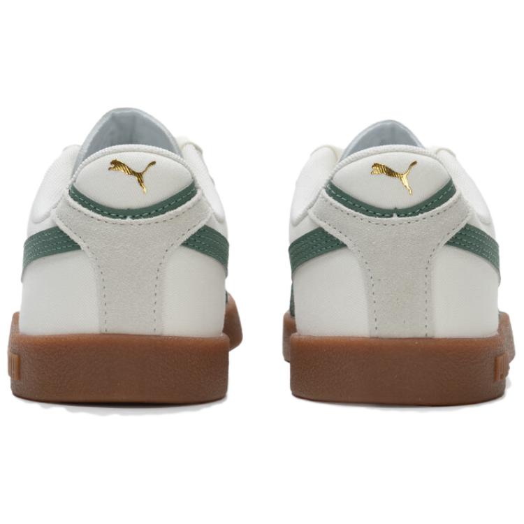 Puma Club 2 Era Canvas Модные Удобные Тонкая Подошва Прочные Низкие Кеды для Скейтбординга Унисекс Кроссовки Белый Зеленый 404428-01