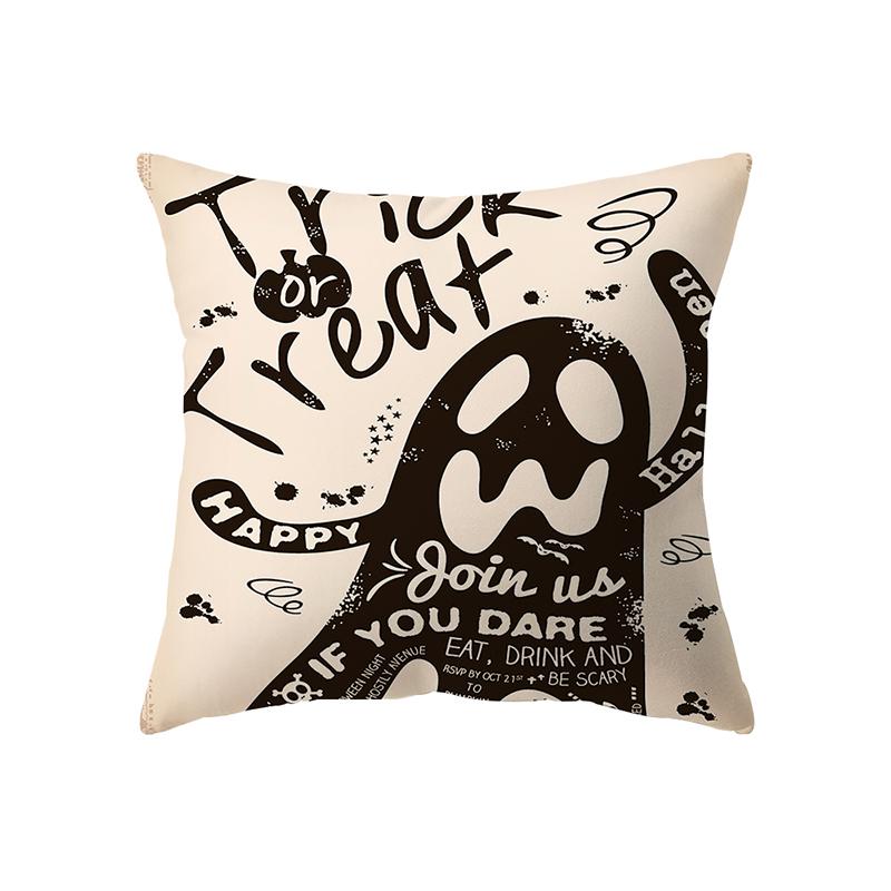 Подушка с изображением тыквенного черепа на тему Хэллоуина, чехол для дивана, праздничный подарок, декор для вечеринки, дом