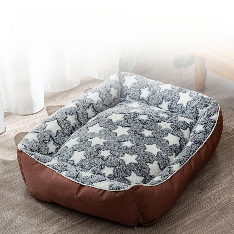 Теплый зимний вольер для домашних животных, полузакрытый коврик для кошек, съемный коврик для собак и вольер для домашних животных