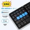 Omikamo Wireless Foldable Wired with Numeric Bluetooth English Uses On 3 Compatible with Compact Japanese Instruction Manual Included Keyboard,