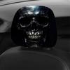 2 шт. Чехлы на подголовник автомобиля с изображением призрака 2D Растягивающиеся Декор салона автомобиля Чехол на подголовник сиденья автомобиля Всесезонные