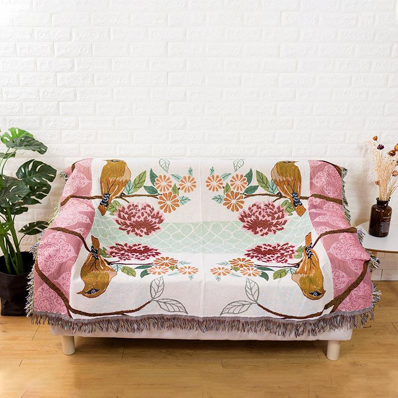 Кемпинговое одеяло, влагостойкий походный коврик, жаккардовый гобелен, нитяное одеяло, всесезонное универсальное одеяло для дивана