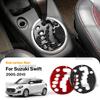 Настоящая мягкая карбоновая наклейка для Suzuki Swift ZC31S 2005 2006 2007 2008 2009 2010 LHD RHD Автомобильная внутренняя накладка на панель переключения передач.