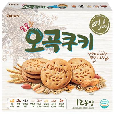 CROWN Зерновое печенье Five Grain Cookie 288 г