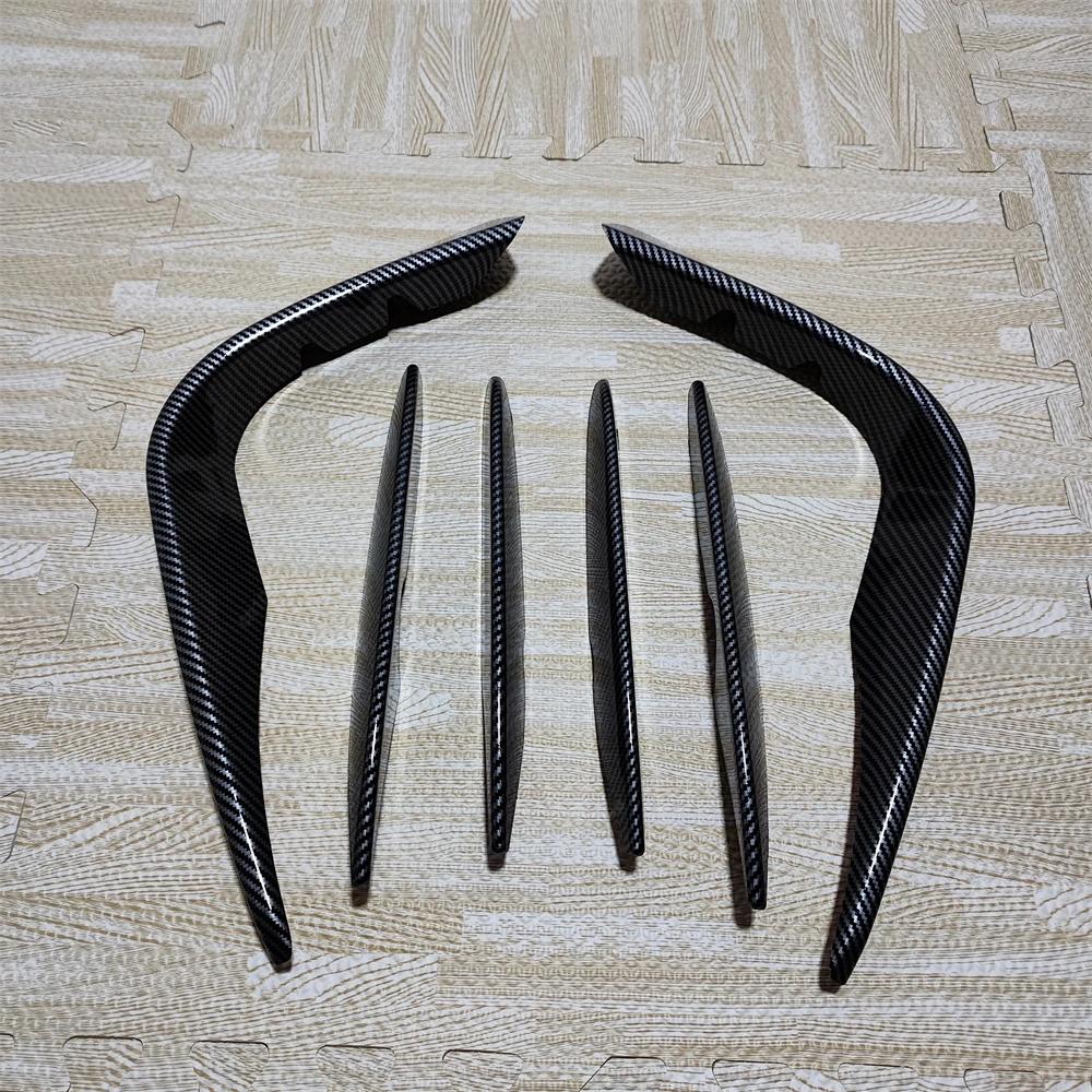 Front Bumper Splitter Spoiler Fog Light Trim Wind Knife For Mercedes Benz GLC Class X253 GLC260 300 GLC43 AMG 2016-2019 Bodykits