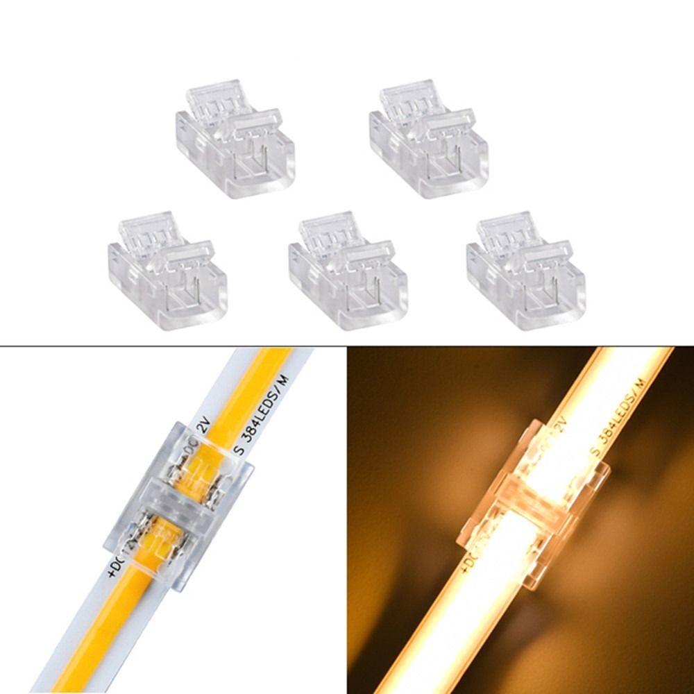 10mm Corner Connectors Lights Fixed Clamp LED Connectors LED Strip Connector COB Strip Connector