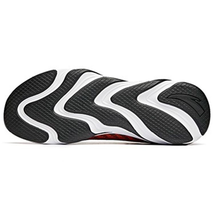 Anta Кроссовки Running Series Mesh Breathable Low-Top для бега, мужские кроссовки, черные, оранжевые 112045522-3