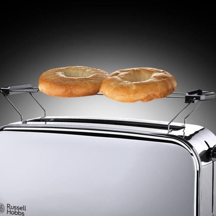 RUSSELL HOBBS 23510-56 Toaster Grille Pain Victory 1000W, 1 Longue Fente, Design Rétro, Chauffe Viennoiserie