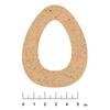 MDF Wood Alphabet Adhesive 7.5cm Letter O