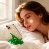 1pc Side-Lying Phone Holder for Bed - Anti-Drop Ergonomic Design,Heavy-Duty PP - Binge-Watching Gift for Women, Prevents Numb