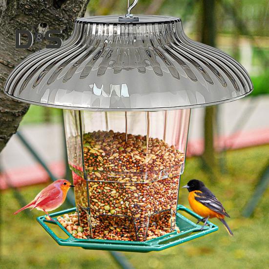 Пластиковый защитный купол для подвесной кормушки для птиц, водонепроницаемая кормушка для колибри, защита от дождя, перегородка для белок для улицы