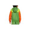 Nike Куртка на молнии с капюшоном и длинными рукавами с логотипом в стиле колор-блок Детские куртки Зеленый 850443-377