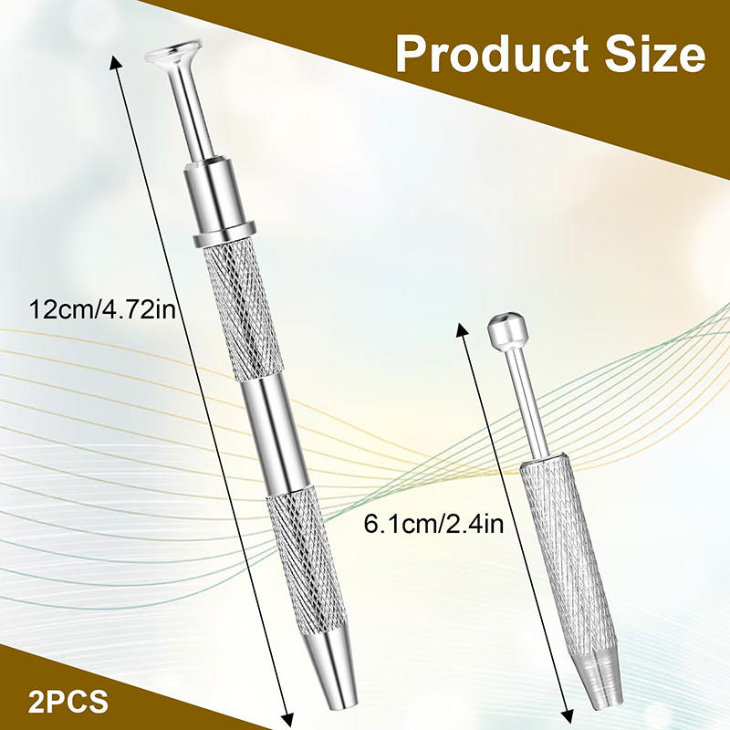 Professional Short Piercing Ball Grabber Tools Metal Prong Pick-up Holder Jewelry Bead Tweezer Catcher