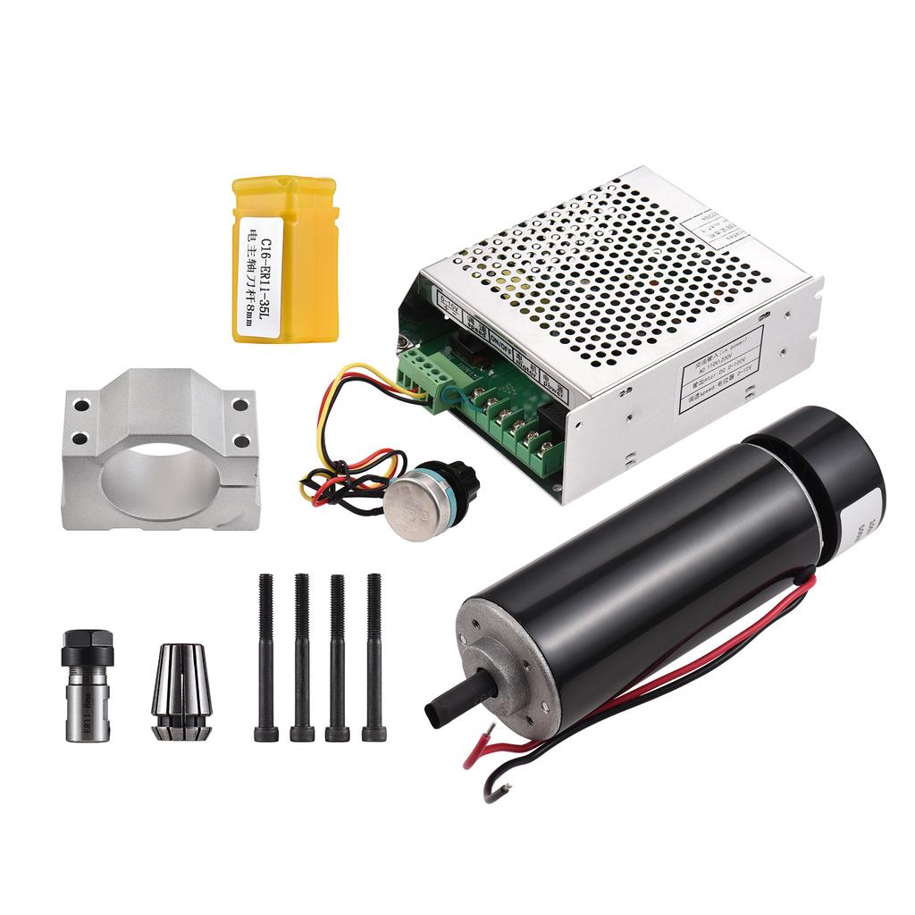 500W CNC Brushed Spindle Kit Engraving Machine Spindle 500W Motor Kit ER11 MACH3 Power Supply