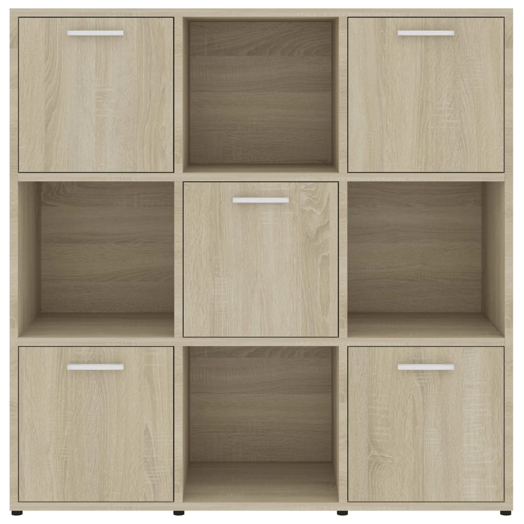 Bookshelf Sonoma Oak 90 x 30 x 90 cm Particleboard