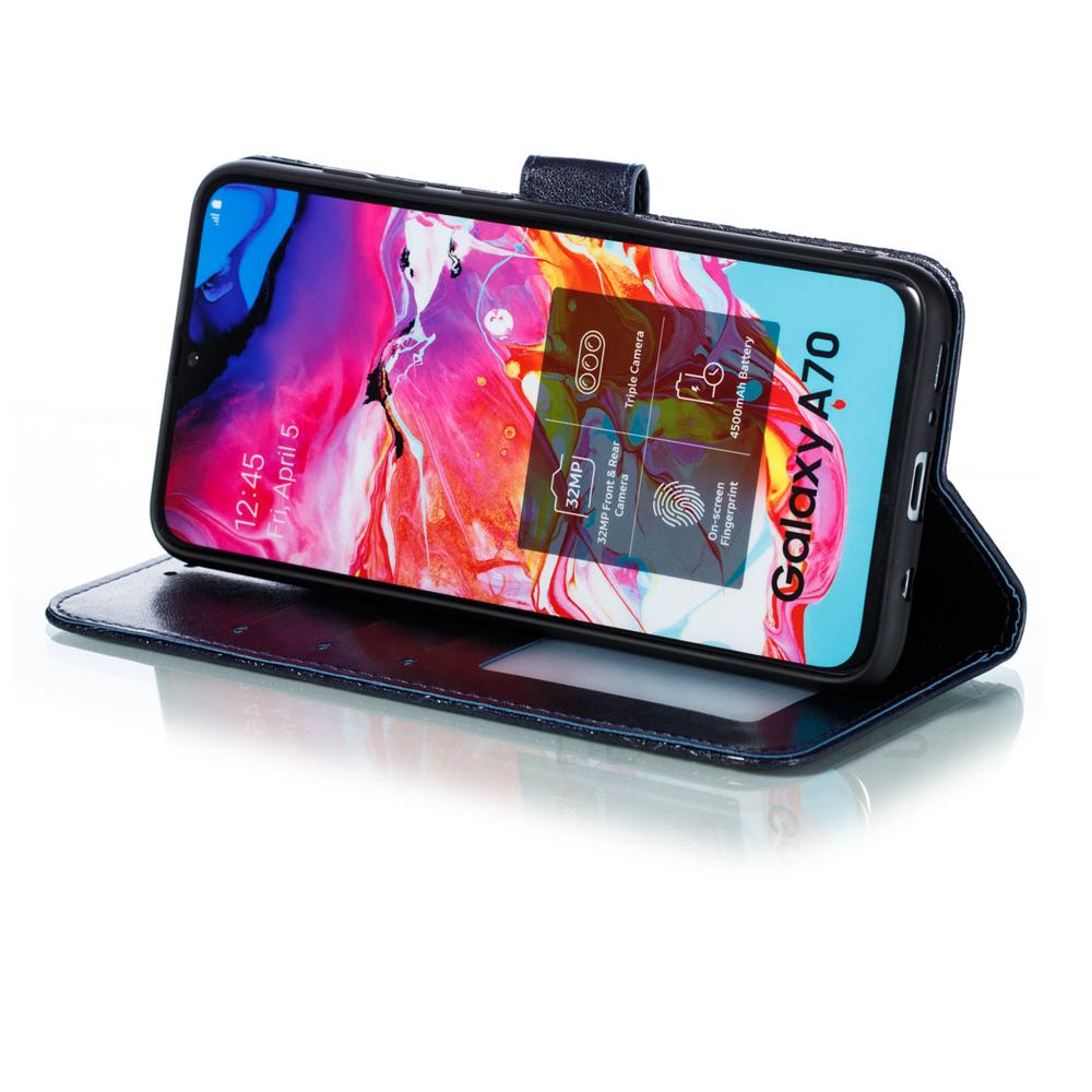 Кожаный флип-бумажник с кружевом и цветком для Samsung Galaxy S21 S20 S10 S9 A30S A51 A50 A01 A10 A21S A40 A31 A71 M21 A02 A12 A32 A52 A72, чехол в стиле книги