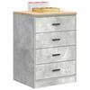 VidaXL Garage Storage Cabinet Concrete Grey 60x51x85 Cm Pine Wood, Cabinet, Tool Cabinet, Low Cabinet, Cabinet of 860601