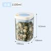 Vacuum Food Storage Box Plastic Sealed Fresh-Keeping Box Grains Transparent Storage Container Kitchen Storage Jars Vacuum Tank