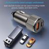 Автомобильное зарядное устройство для телефона, двухпортовое, USB Type-C PD 30 Вт, QC3.0, автомобильный зарядник, аксессуары для интерьера автомобиля, зарядное устройство из цинкового сплава, универсальное