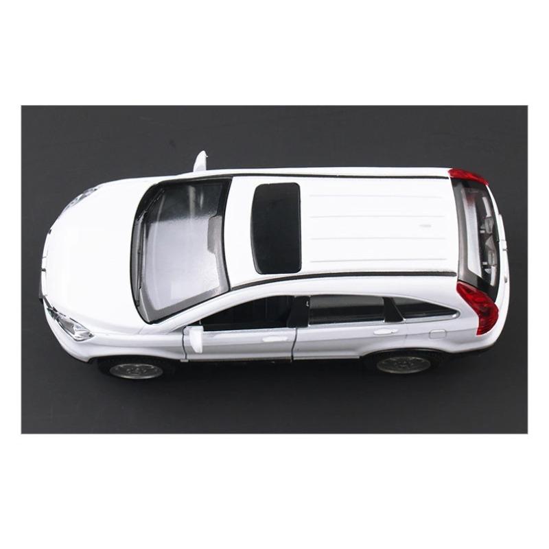 1/32 HONDA CRV SUV Модель автомобиля из литого металла Игрушечные транспортные средства Моделирование модели автомобиля Звук и свет Коллекция детских игрушек Подарок