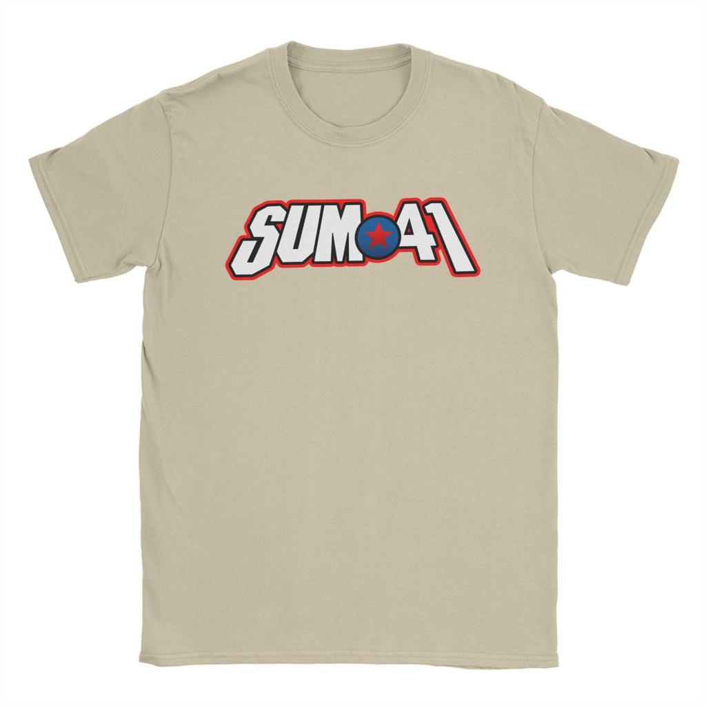 Sum 41 Band Men's T Shirts SUM41 Punk Amazing Tees Short Sleeve O Neck T-Shirt 100% Cotton Birthday Present Clothes