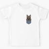 German Shepherd In the Pocket Kids T-Shirt