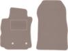 Бежевые передние коврики для: Минивэн Renault Modus (2004-2012 гг.)